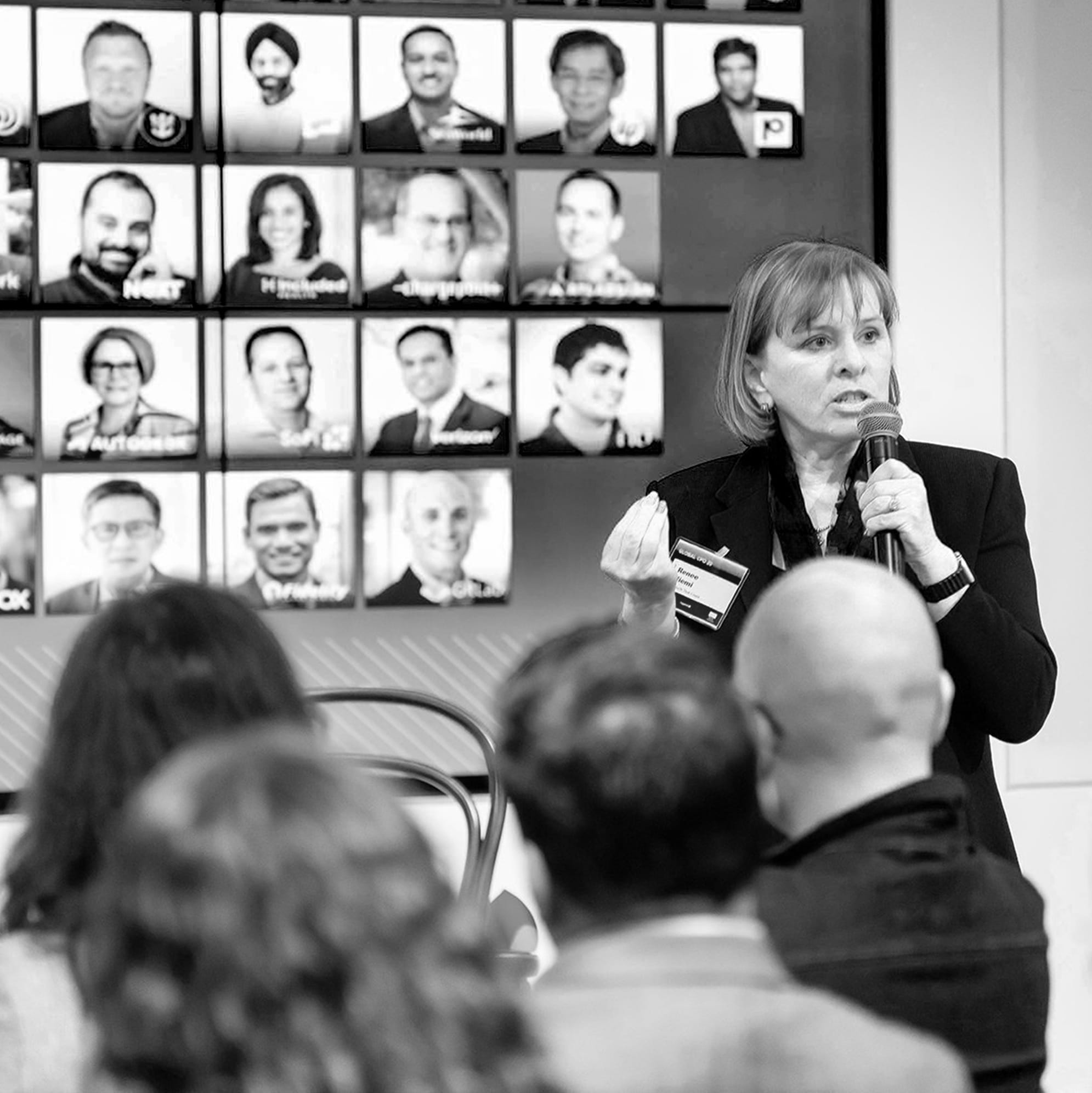 Renee Niemi speaks at Global CPO 20 2023