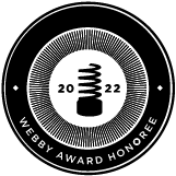 Site Badges bw webby honoree