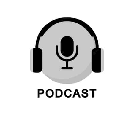 podcast logo microphone icon podcast radio icon